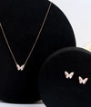Papillon Lumina Italian Silver Pendant Set