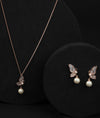 Aurelia Whisperwing Italian Silver Pendant Set