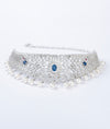 Sitara Regal CZ Silver Choker Set