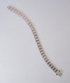 Valente Cubic Zirconia Italian Mens Silver Bracelet