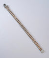 Valente Righe Italian Men`s Silver Bracelet