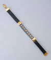 NoirLux Dual Tone Braided Silver Men`s Bracelet