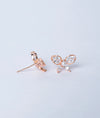 Lucentezza Farfalla Butterfly Italian Silver Studs