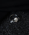 Petali d Argento Enamel Bloom Silver Ring