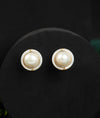 Luna Epure Pearl CZ Silver Studs