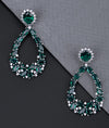 Verdanta Halo CZ earrings