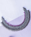 Ananta Elegance Oxidised Silver Necklace