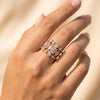 925 Sterling Silver Celestia Grid Italian Ring for Women