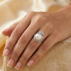 Iraiya Pearl CZ Ring