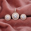 925 Sterling Silver Shine Party Wear Pendant Set for Women