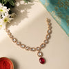 925 Silver Vaidehi Jadau Party Necklace for Women