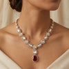 925 Silver Vaidehi Jadau Party Necklace for Women