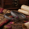 925 Silver Gulzarini Oxidized Party Wear Bangles for Women
