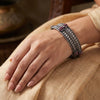 925 Silver Gulzarini Oxidized Party Wear Bangles for Women