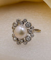 Avalisse Pearl Orbit Silver Ring