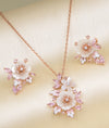 Palmyra Blush Italian Pendent Set