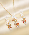 Aurisette Grace Flora Italian Pendant Set