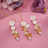 Aurisette Grace Flora Italian Pendant Set