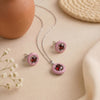 Raagya Crimsonlight CZ Pendant Set
