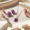 Saarya Violetbeam CZ Pendant Set