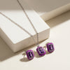 Vithika Plumgleam CZ Pendant Set