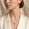 Yamika Sunshine CZ Pendant Set