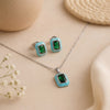 Trishya Oceanlight CZ Pendant Set