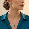 Trishya Oceanlight CZ Pendant Set