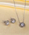 Elina Dazzle CZ Pendant Set
