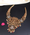 925 Silver Victorian Antique Lakshmi Bridal Short Necklace