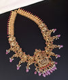 925 Silver Temple Antique Lakshmi Long Necklace