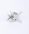 925 Sterling Silver Starlight CZ Party Brooch