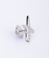 925 Sterling Silver Starlight CZ Party Brooch