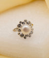 Lustria Pearl CZ Ring