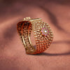 925 Silver Lotus Temple Bangle
