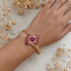 925 Sterling Silver Party Statement CZ Kada