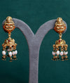 925 Sterling Silver Goddess Antique Jhumka