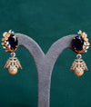 925 Sterling Silver Sparkle CZ Jhumka Earrings