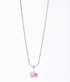 925 Sterling Silver Pink Ride Plain Silver Chain