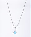 925 Sterling Silver Sky Charm Plain Silver Chain