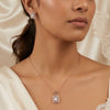 925 Sterling Silver Regal Party Pendant Set for Women
