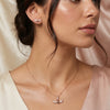 925 Silver Angel Heart Workwear Italian Pendant Set