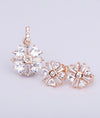 925 Sterling Silver Bloom Party Wear Pendant Set