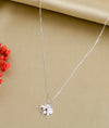Elira Bloom CZ & Pearl Silver Pendant Set