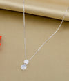 Ovale Bloom CZ Pendant Chain