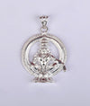 925 Sterling Silver Ayyappan Round Daily Wear Pendant