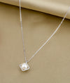 Diamelle Pearl CZ Pendant Chain