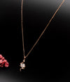 Serpentine Heart CZ Pendant Chain