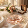 925 Silver Love You Engraved Rose Gold Couple Rings