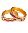 Ishanya Gold-Plated Silver Bangles